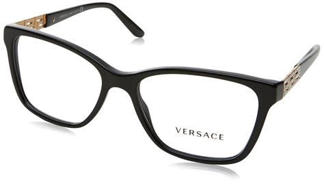 versace black square frames older style|official Versace eyeglass frames.